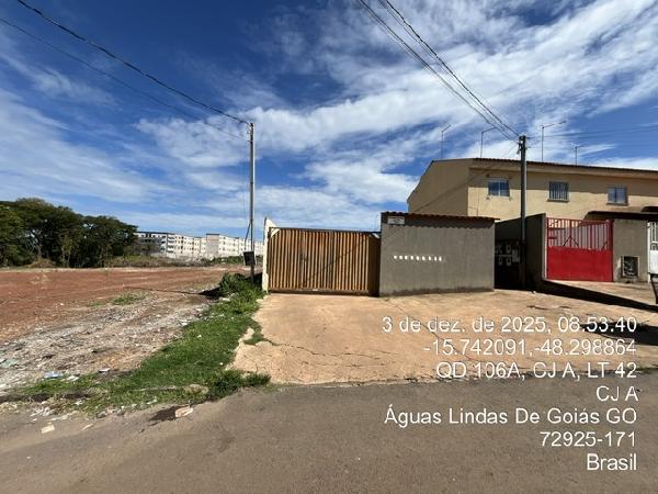 AGUAS LINDAS DE GOIAS – PARQUE DA BARRAGEM SETOR 10